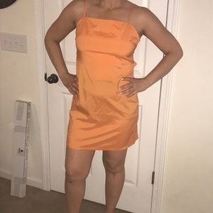 Orange dress